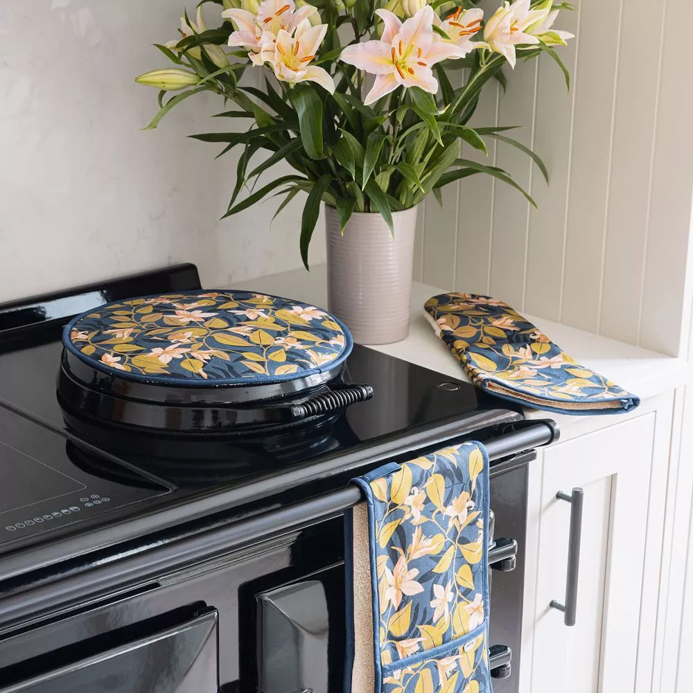 Lilies Tea Towel
