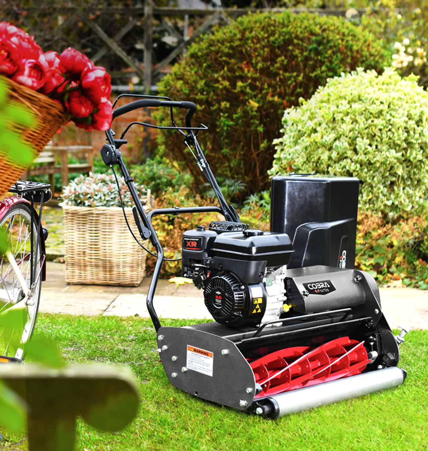 Cobra-Fortis 20B 20" Petrol Cylinder Lawnmower