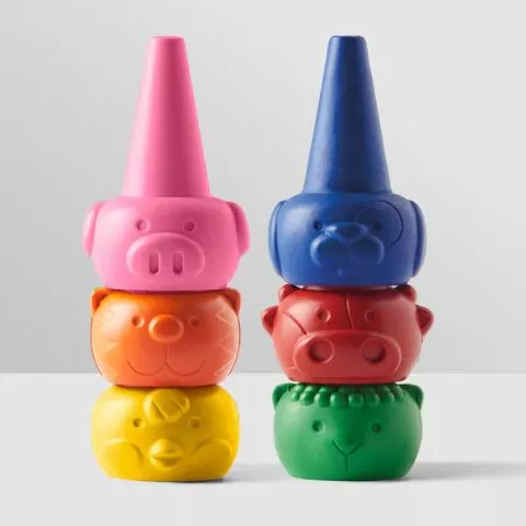 Tractor Ted Stacking Crayons 6pk