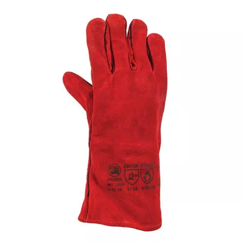 Welders Gauntlet Red Size 10