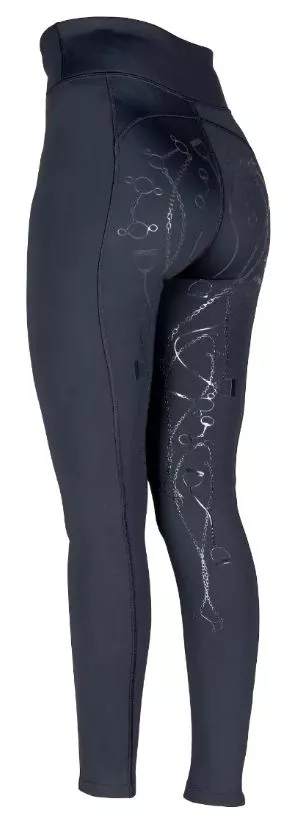 Team Winter Riding Tights Black 2XL