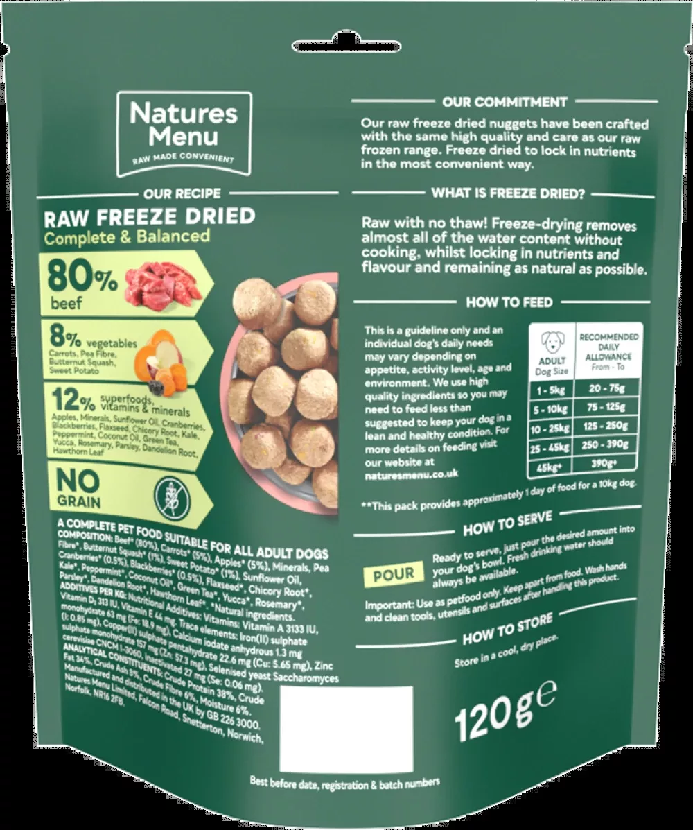 Freeze Dried Beef 120g