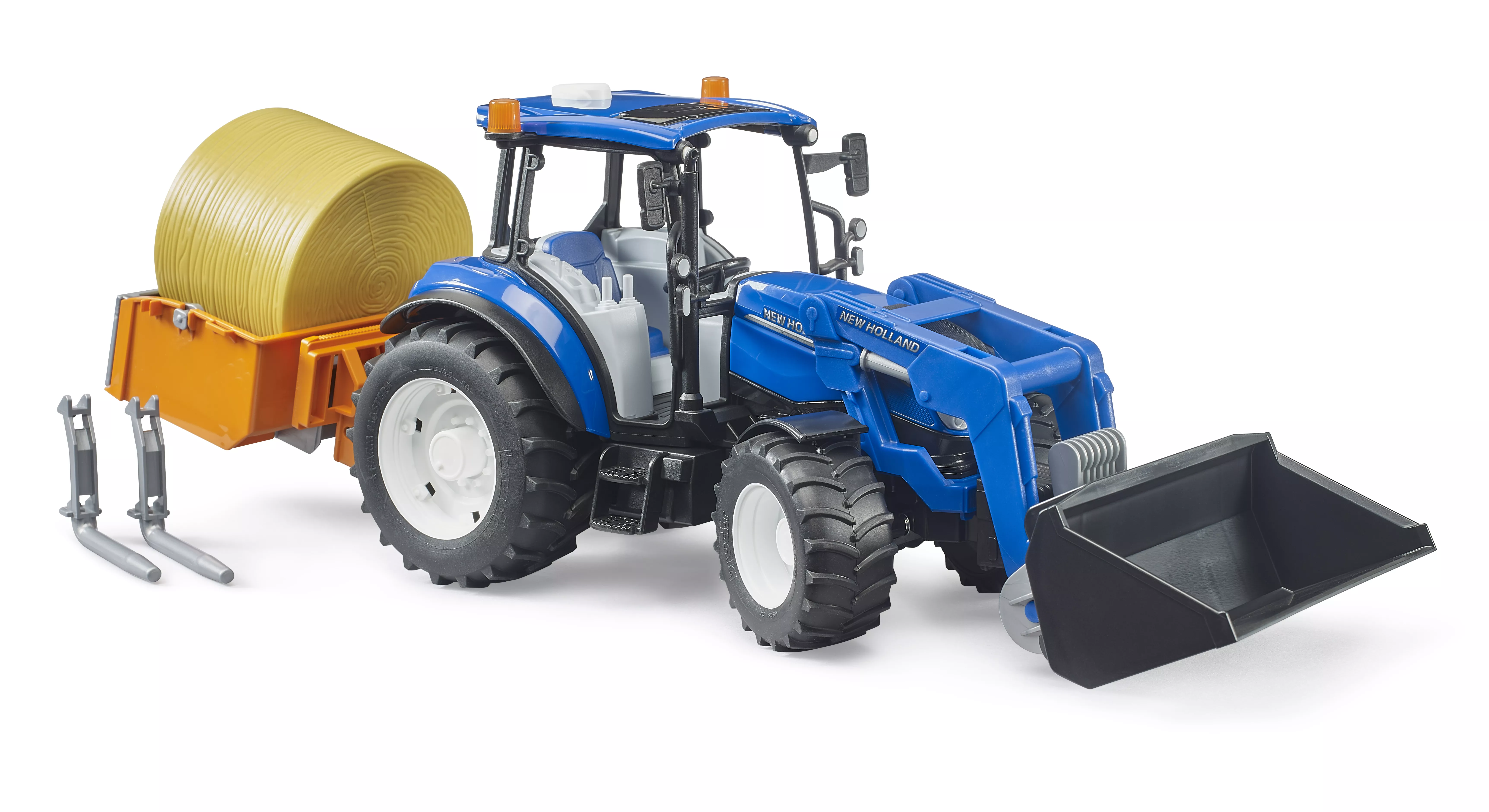 New Holland T5.120 with Loader & Transport Box
