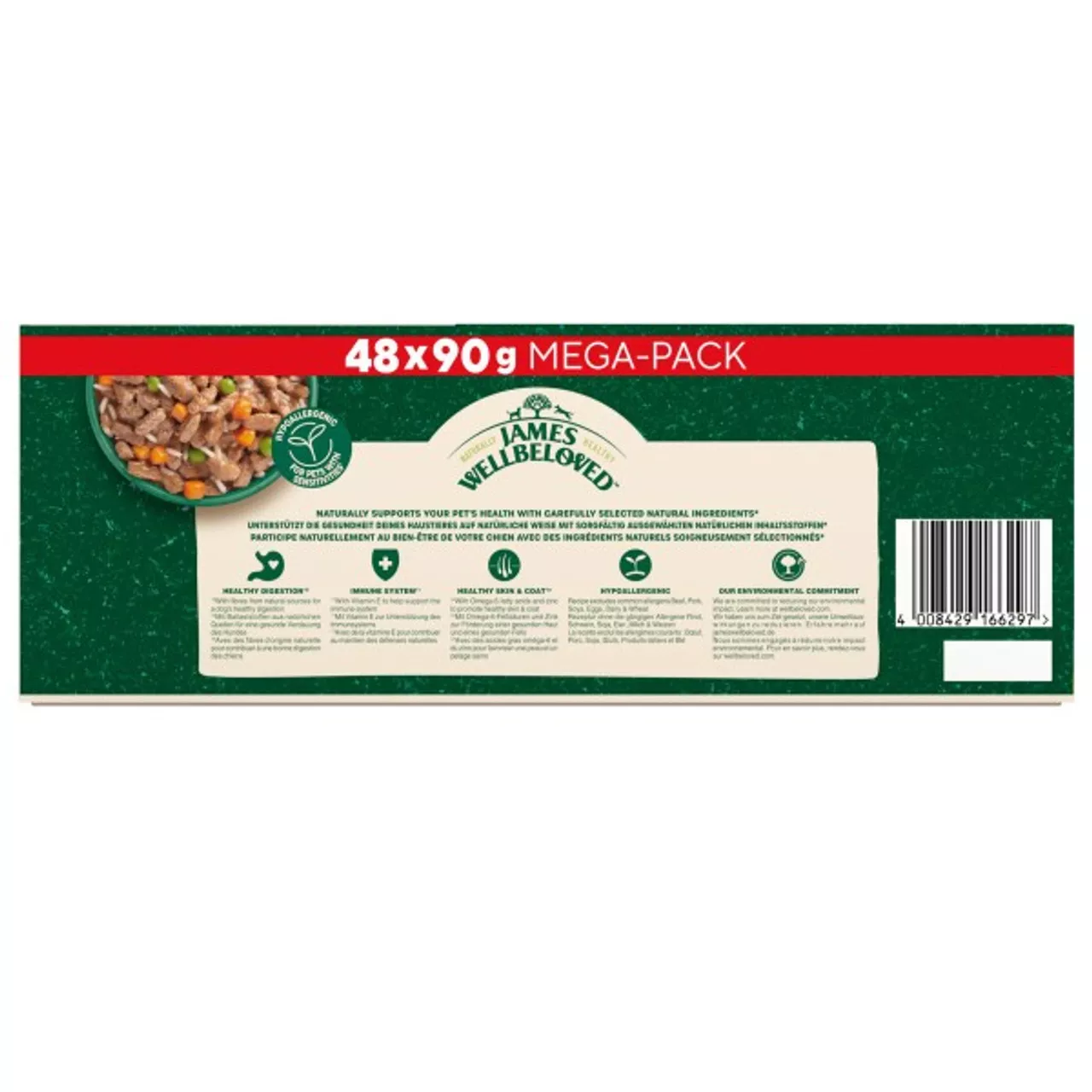 JW Adult Mixed Selection in Gravy Pouch 48 x 90g