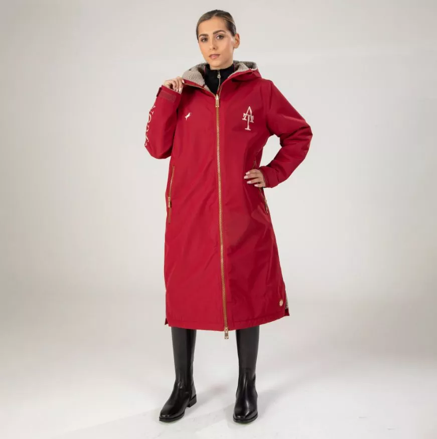 Aubrion Team All Weather Robe Red L