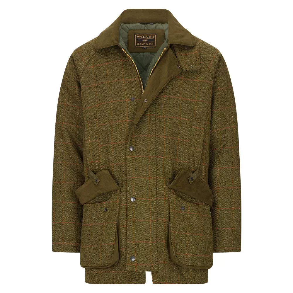 Men’s Tweed Barlaston Shooting Jacket Dark Sage L