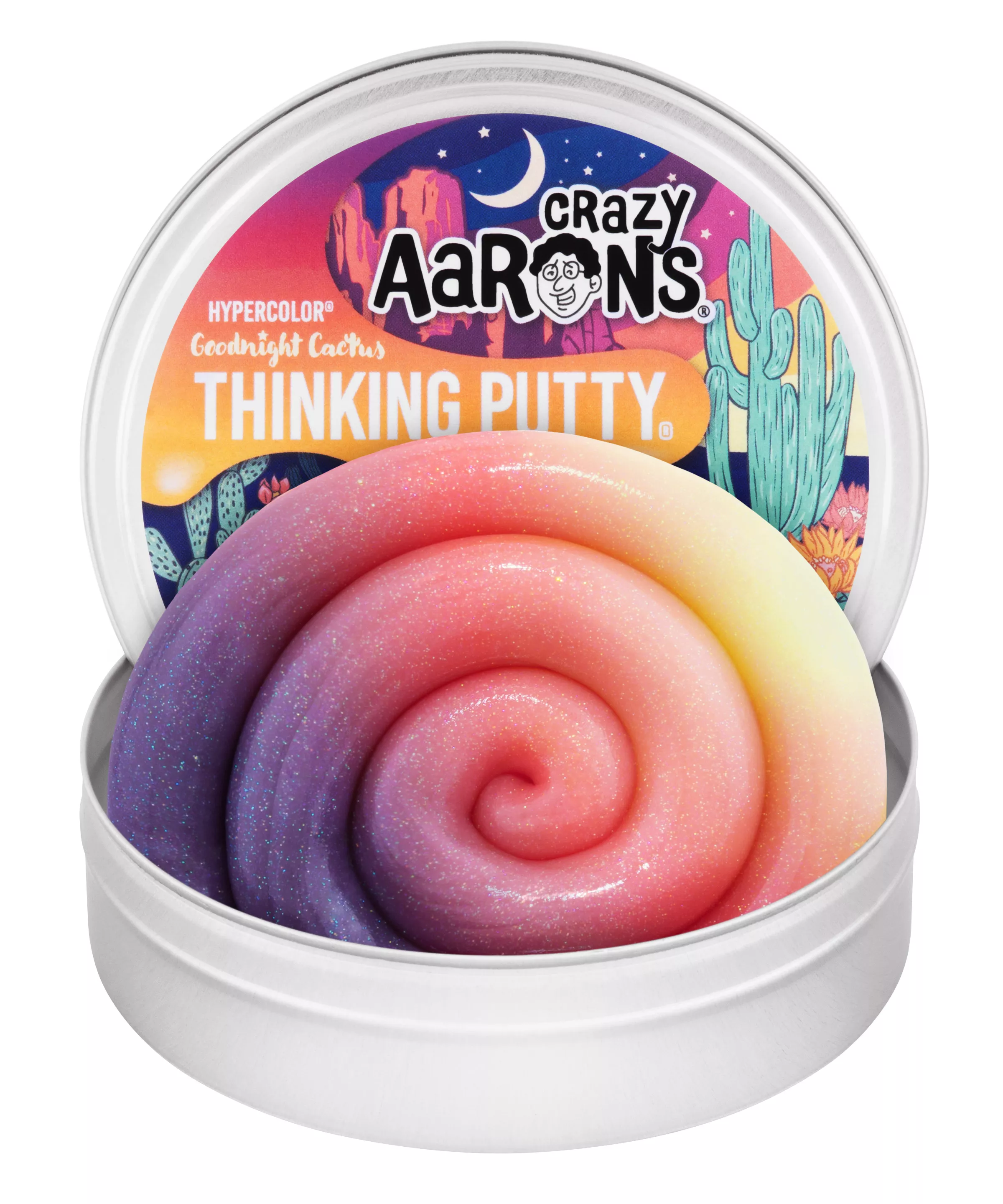 Hypercolour Goodnight CactusThinking Putty