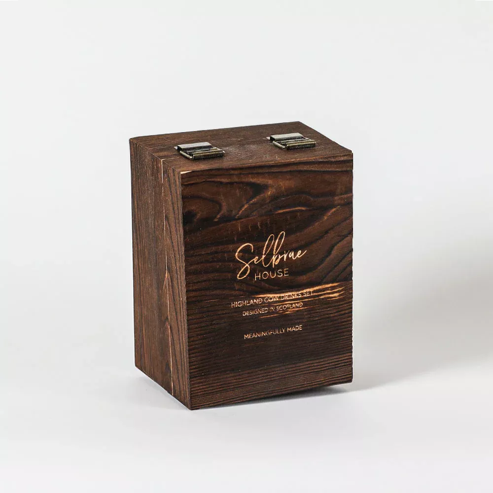 Selbrae Drinks Set - Highland Cow