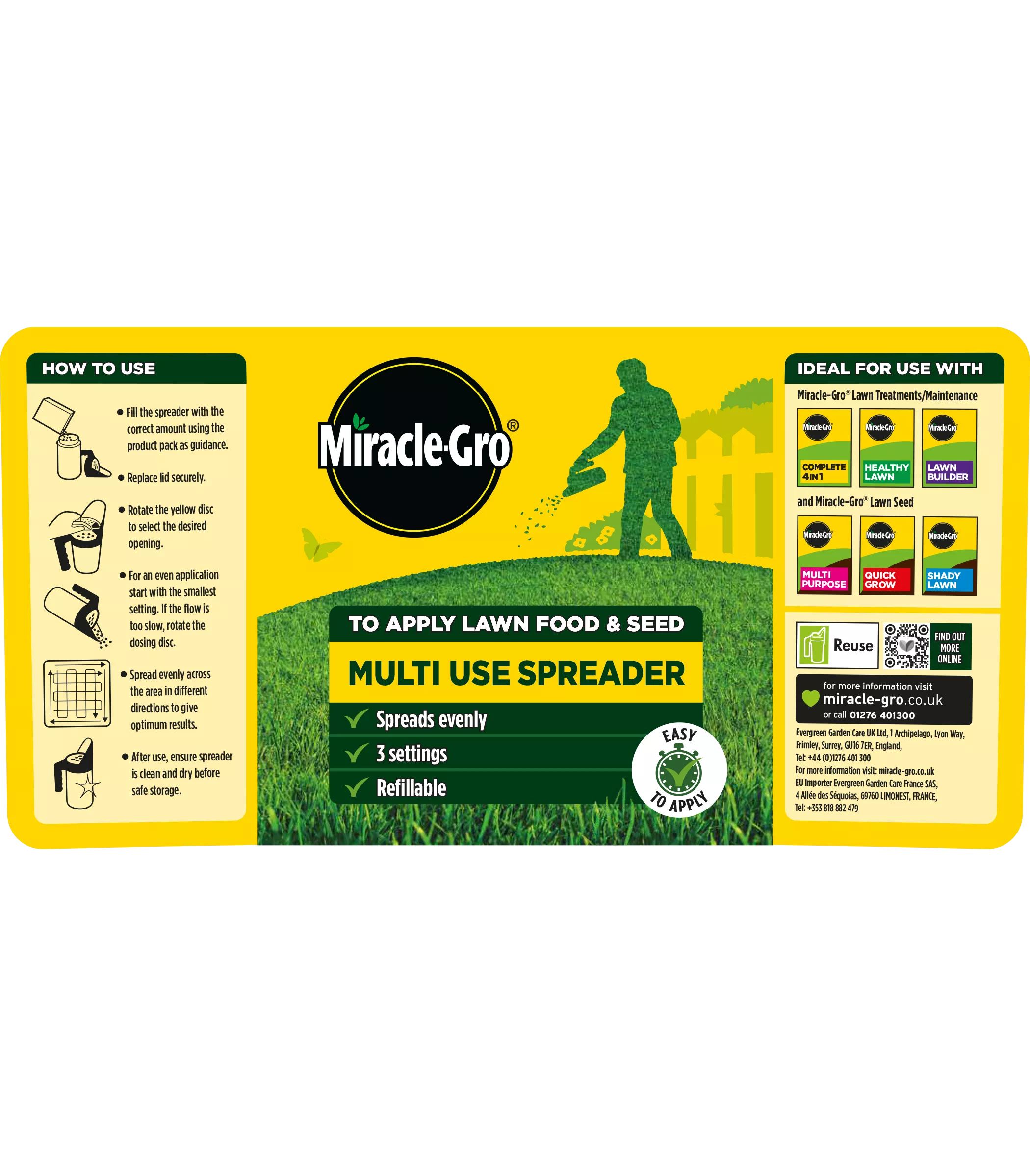 Miracle Gro Multi-Use Compact Spreader