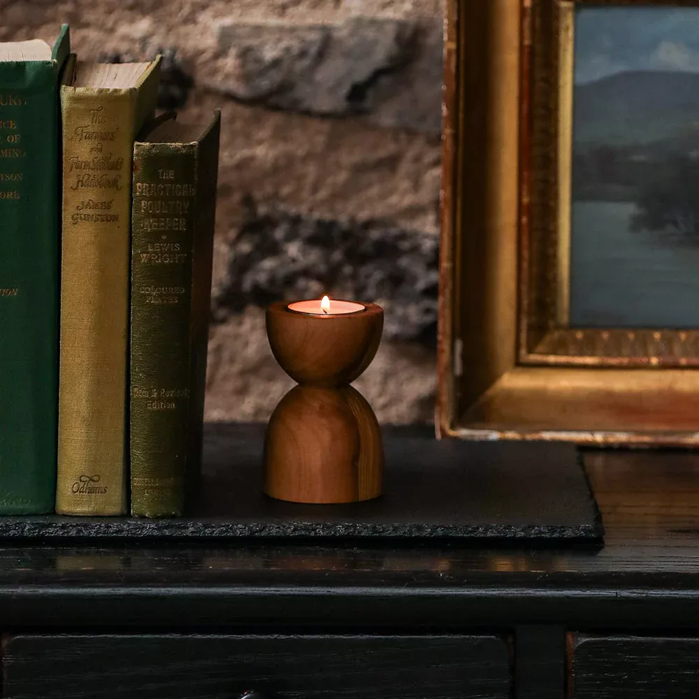 Selbrae Olive Wood - Small Tealight Holder