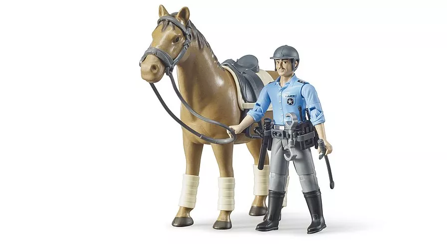 Policeman with Horse