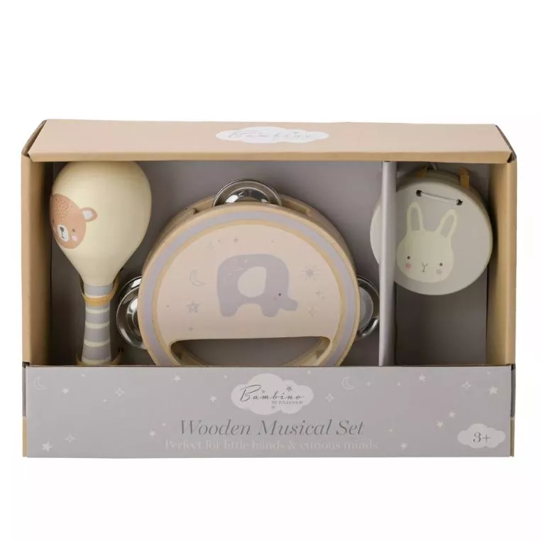Bambino Wooden 3pc Music Set