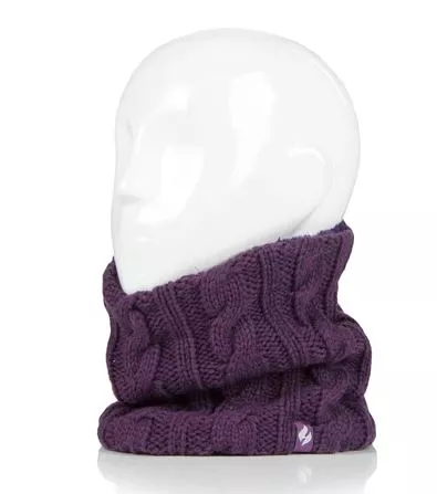 Womens Marlow Thermal Neck Warmer - Purple