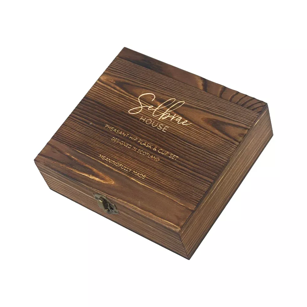 Selbrae Hip Flask & Cup Set - Pheasant