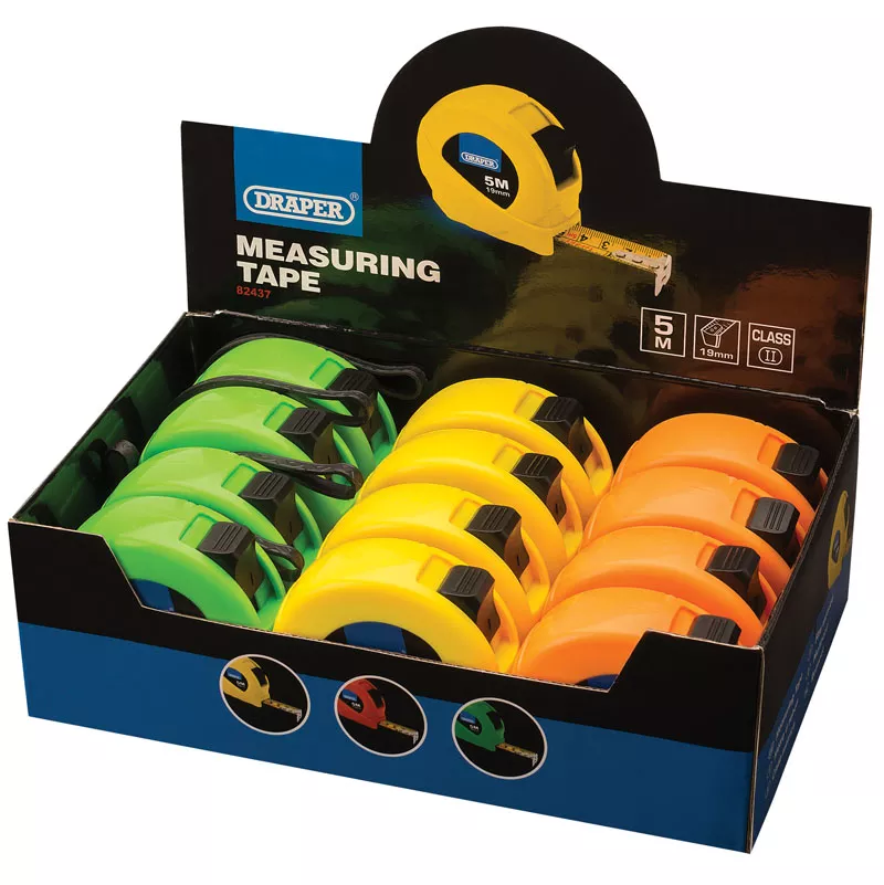 Hi-Vis Measuring Tape 5m - Each