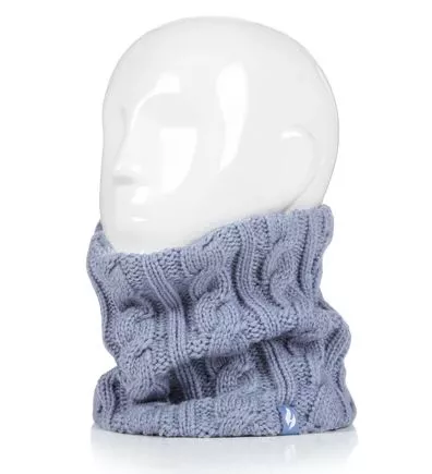 Womens Marlow Thermal Neck Warmer - Dusky Blue