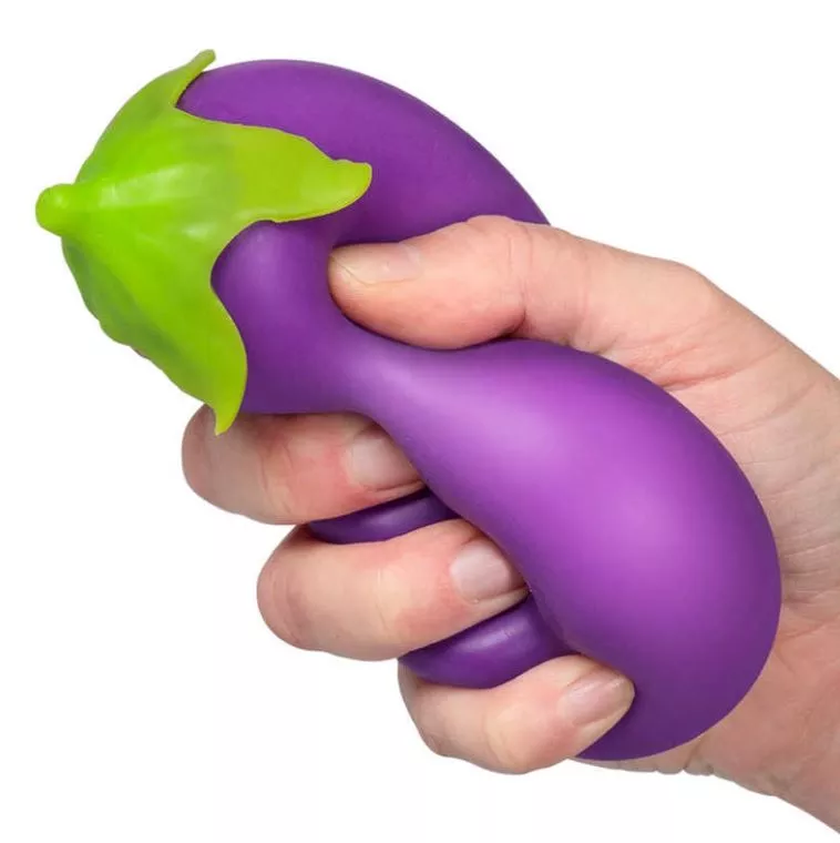 Aubergine Stress Toy - Each