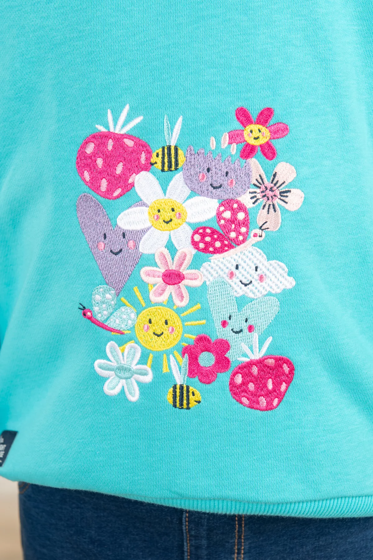 Jessie Hoodie Turquoise 2-3yrs