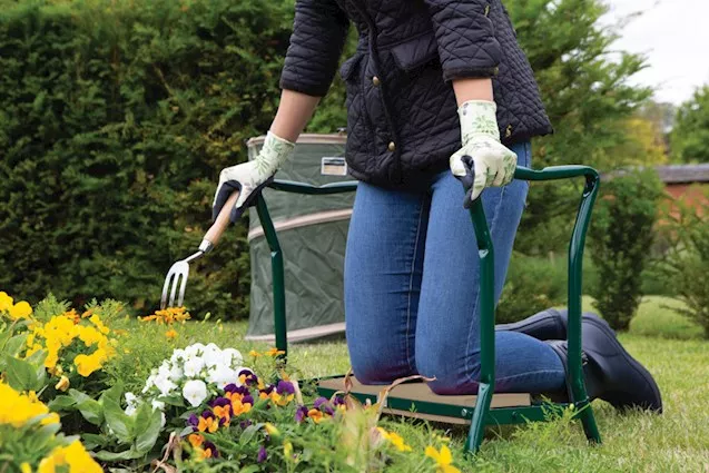 2 in 1 Metal Kneeler & Stool