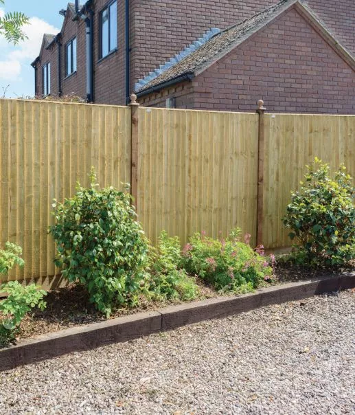 Featheredge Fence Panel 6x6ft