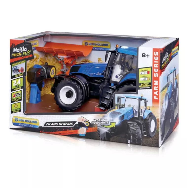 R/C New Holland Tractor with Snow Plough 1:16