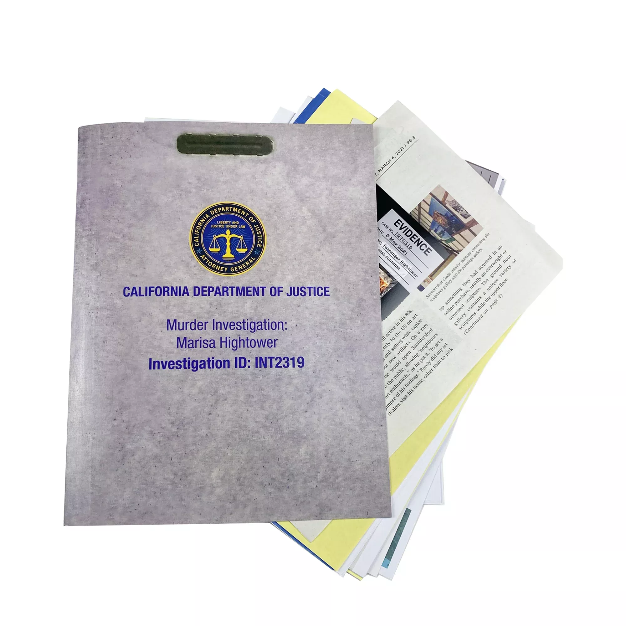 Murder Mystery Party Case File Mile High