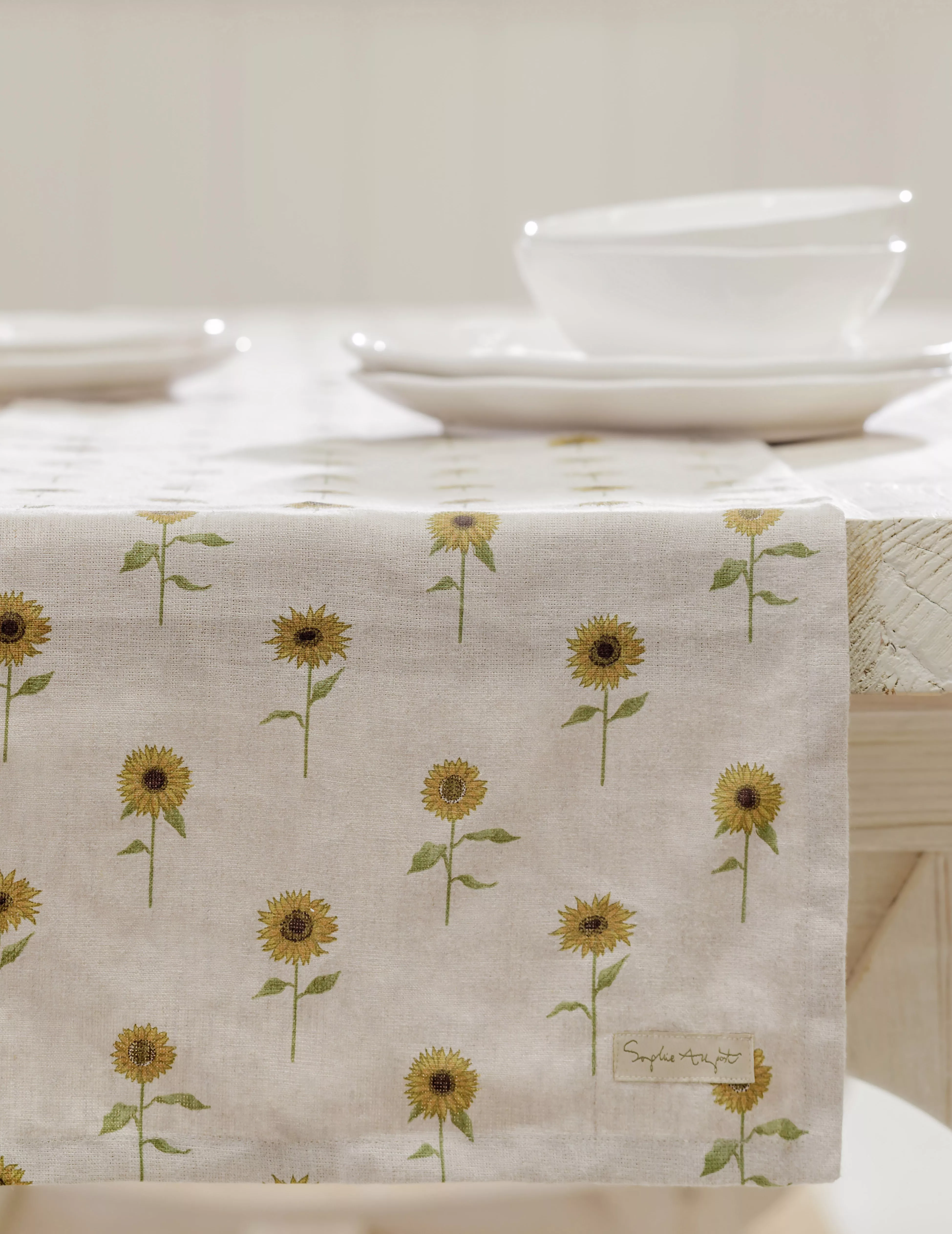 Table Runner - Linen - Sunflower