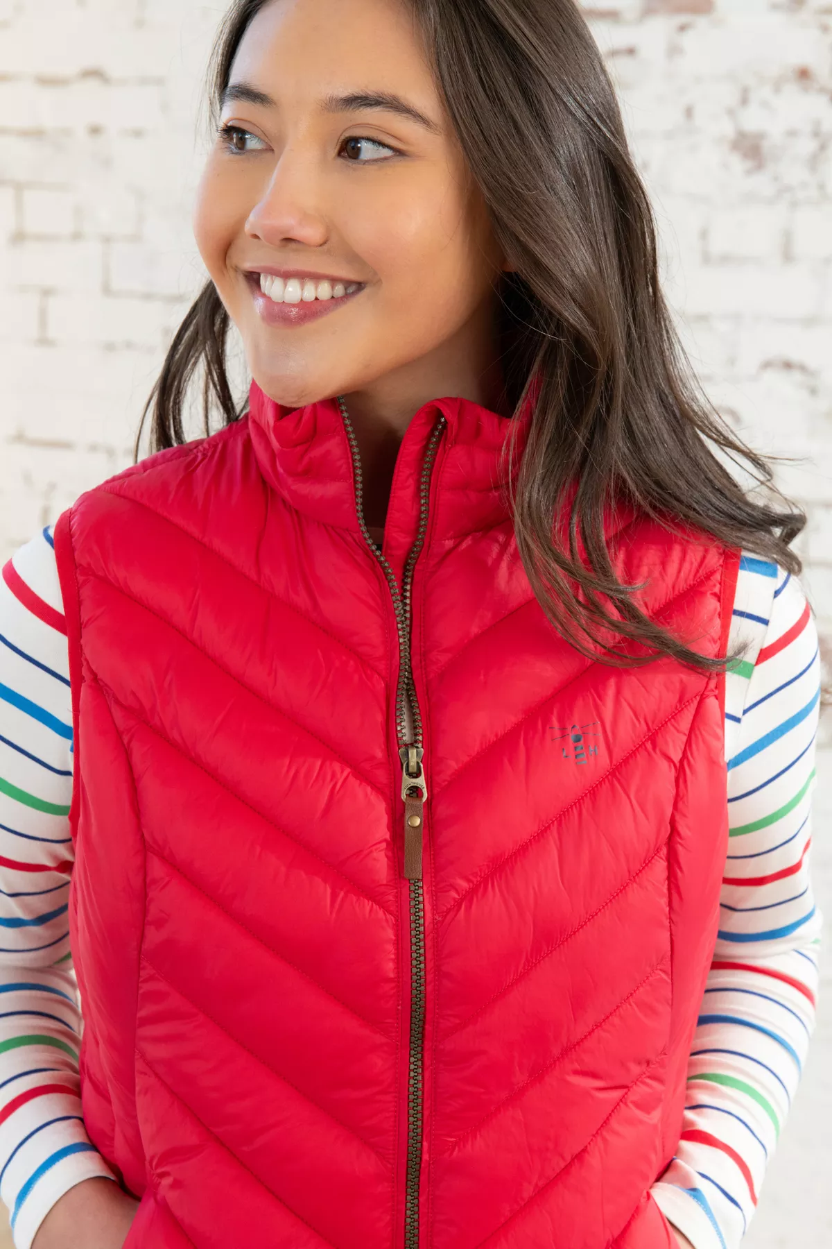 Ladies Laurel Gilet Poppy 14