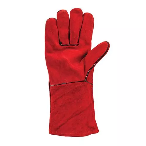 Welders Gauntlet Red Size 10