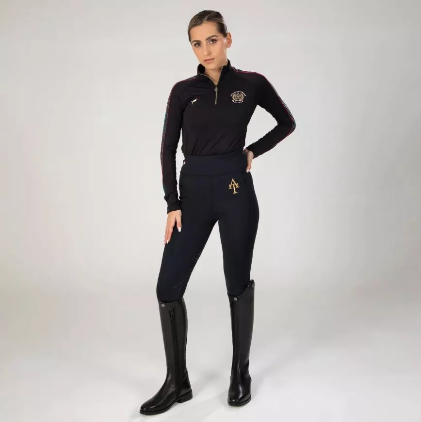 Team Winter Riding Tights Black 2XL