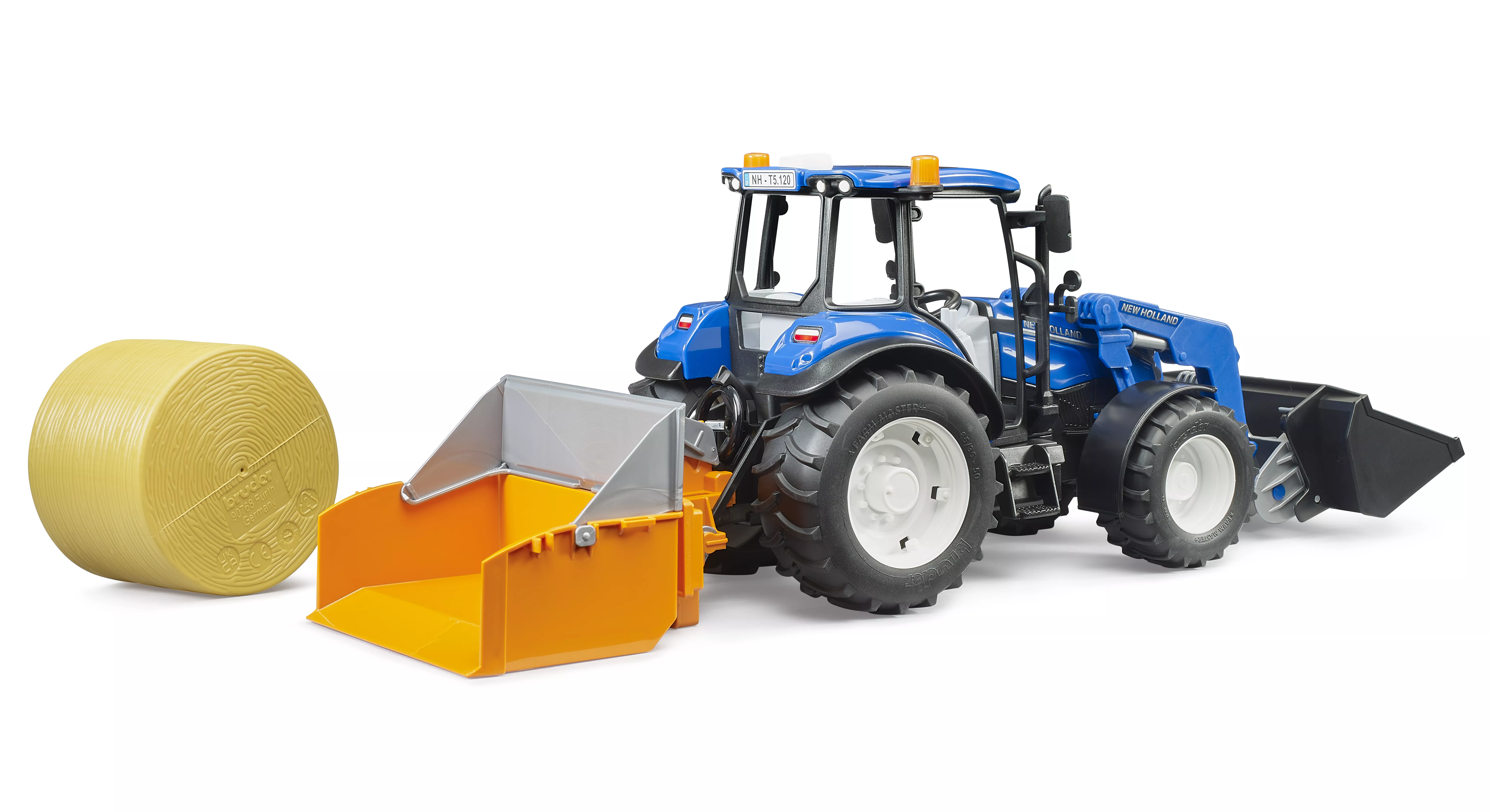 New Holland T5.120 with Loader & Transport Box