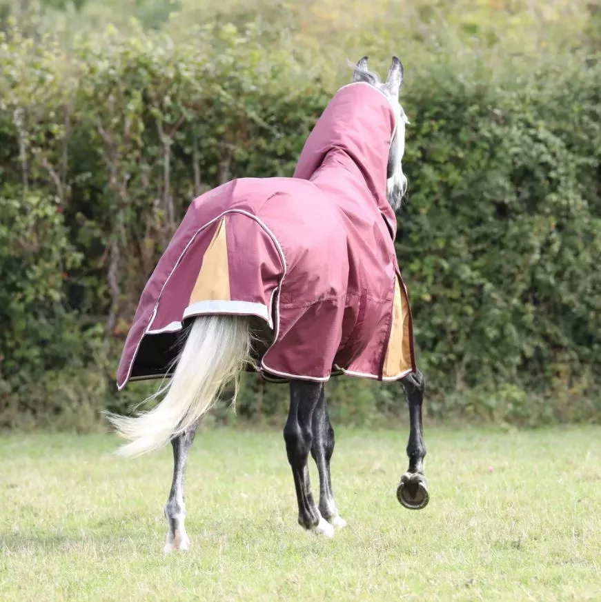 Highlander Plus 100 Combo Turnout Rug Maroon 84"