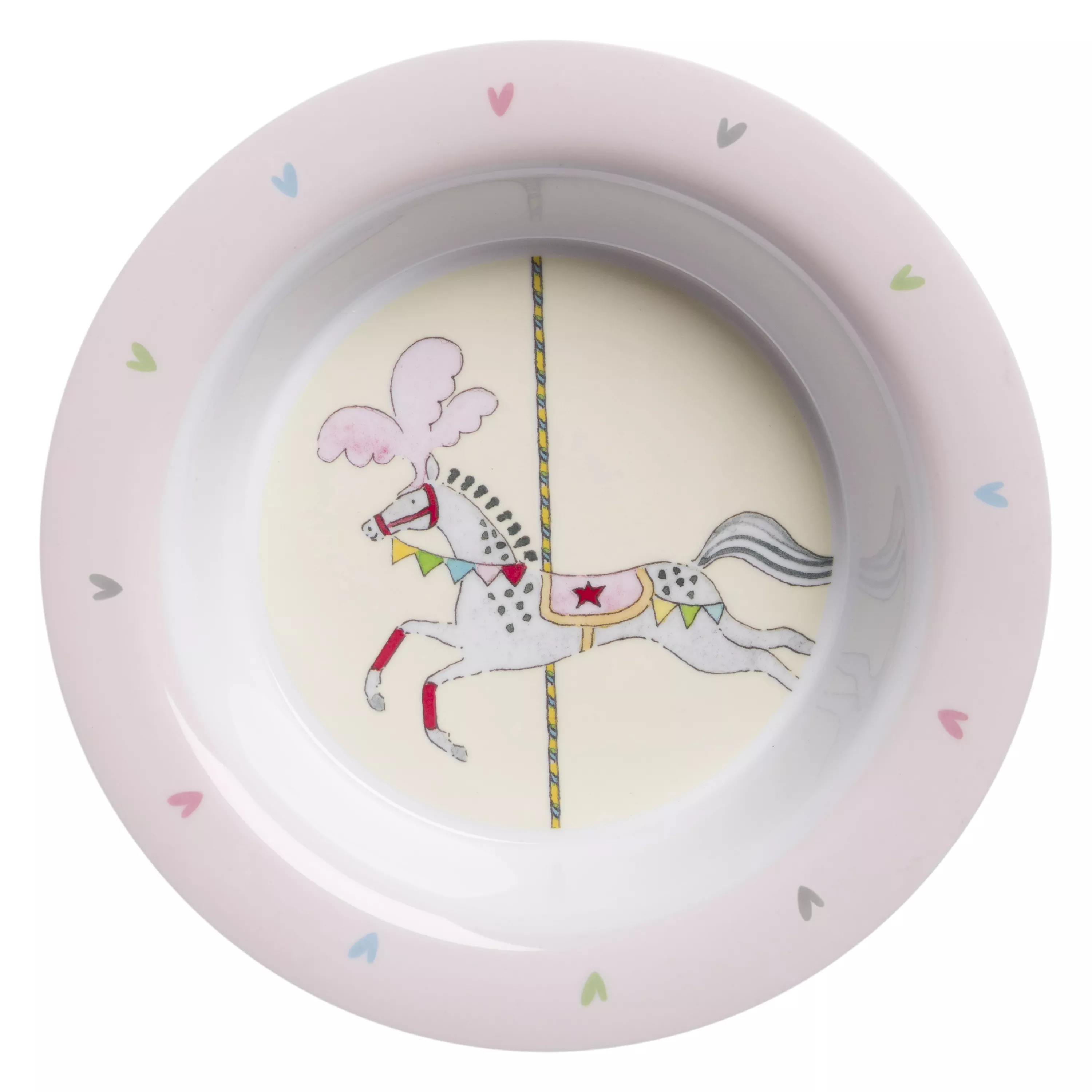 Mealtime Set - Melamine - Childrens - Fairground Ponies