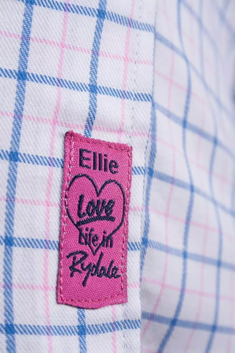 Country Girls Check Shirt Ellie Blue 13