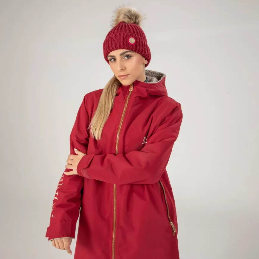 Aubrion Team All Weather Robe Red L