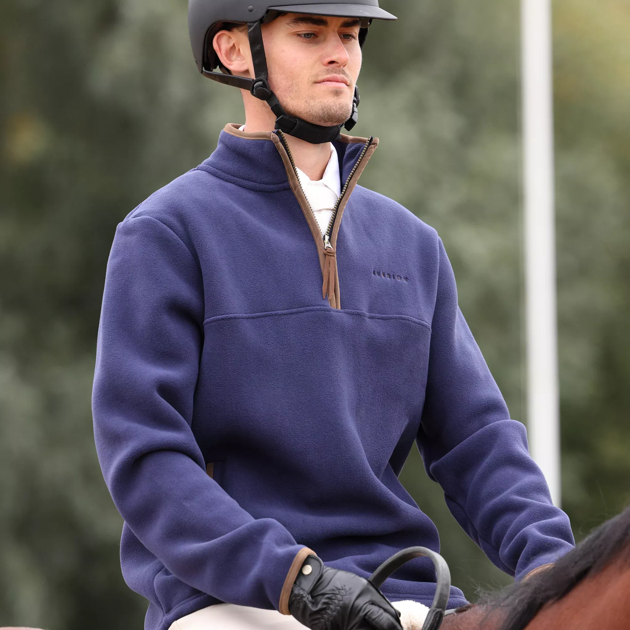 Aubrion Core Gents Half Zip Fleece Navy XL