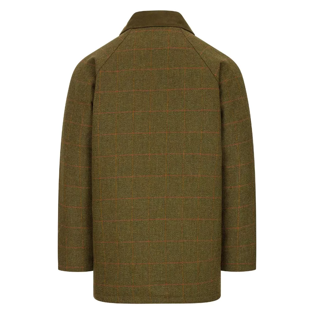 Men’s Tweed Barlaston Shooting Jacket Dark Sage L