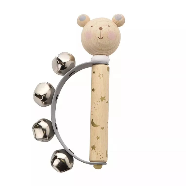 Bambino Toy Wooden Handbells - Each