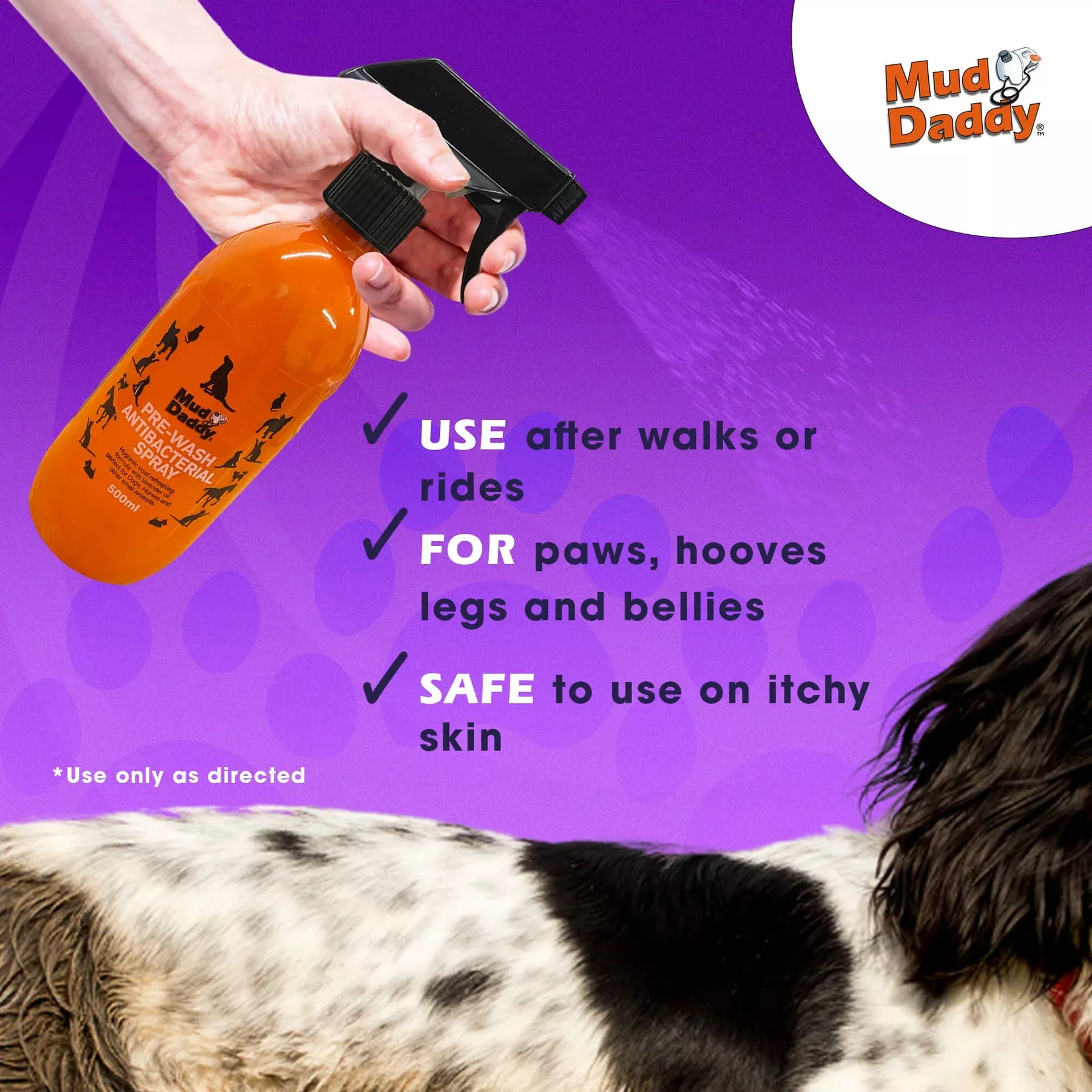 Mud Daddy Pre-Wash Antibacterial Spray 500ml
