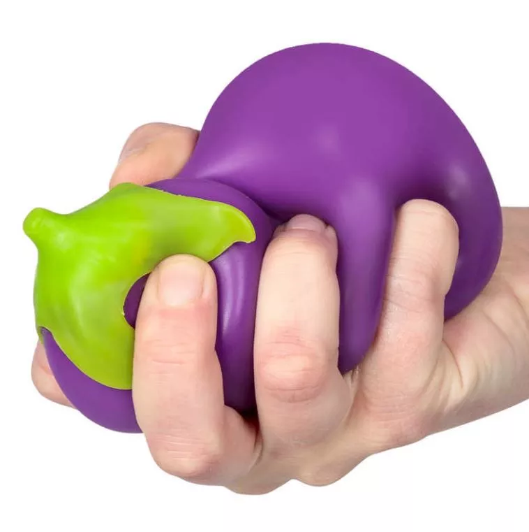 Aubergine Stress Toy - Each