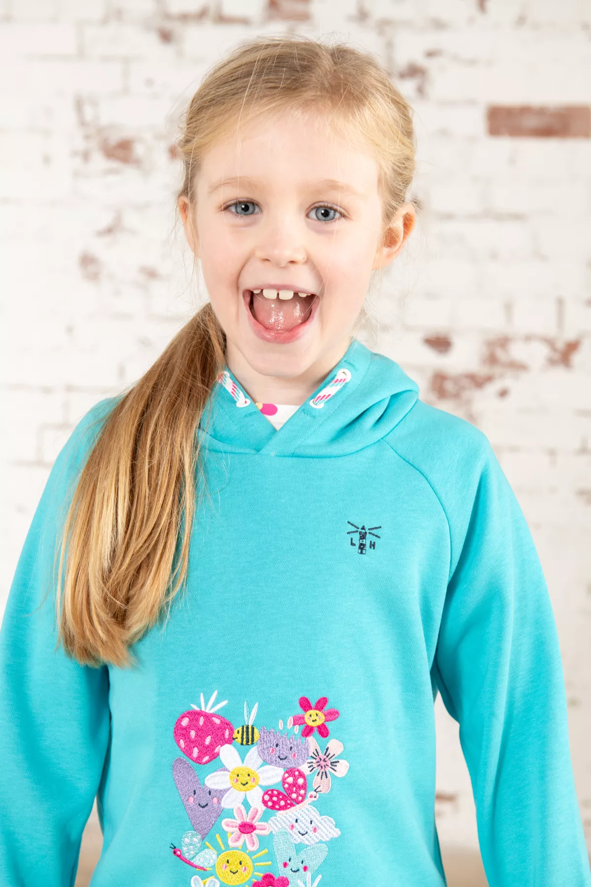 Jessie Hoodie Turquoise 2-3yrs