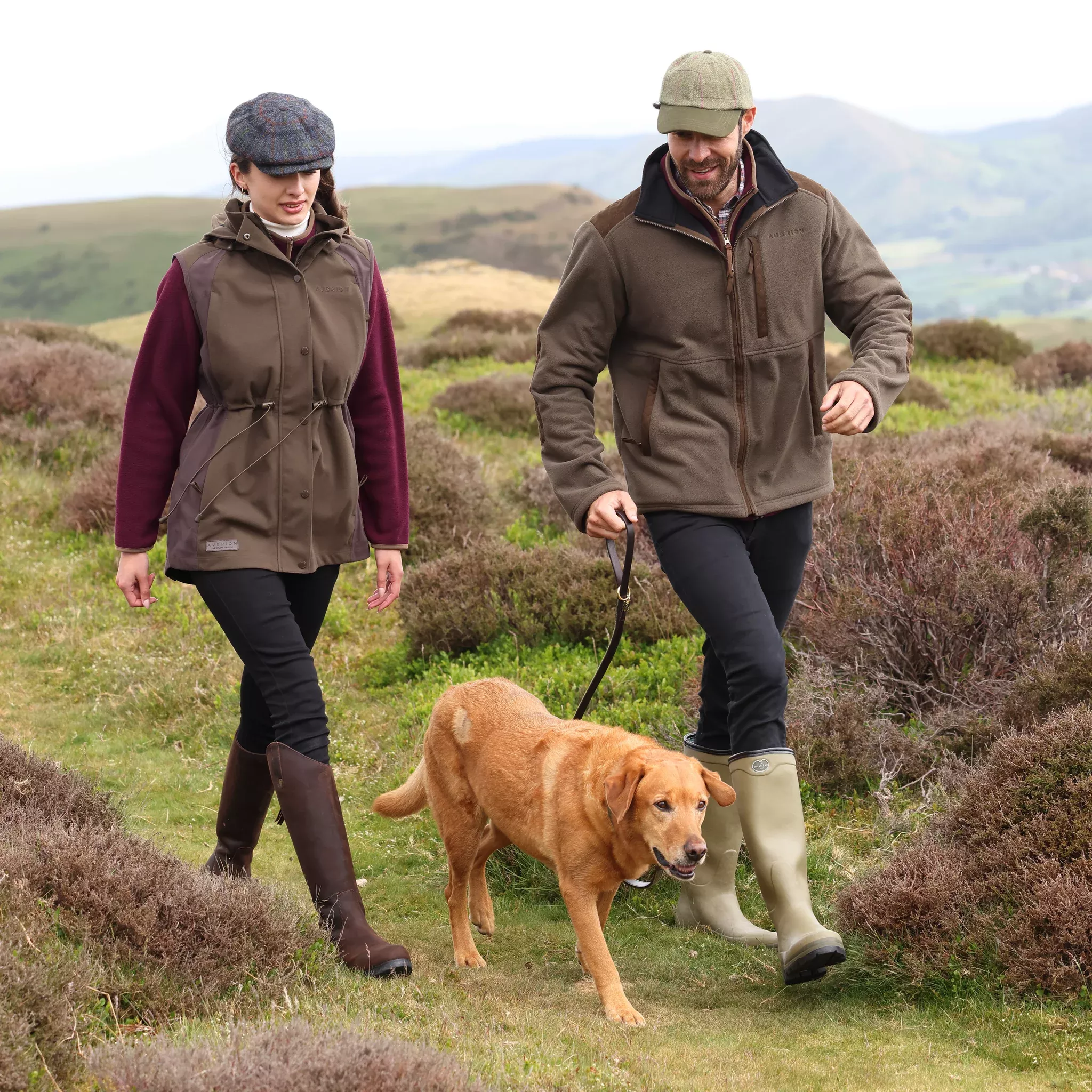 Aubrion Heritage Gilet Unisex Dark Olive XXL