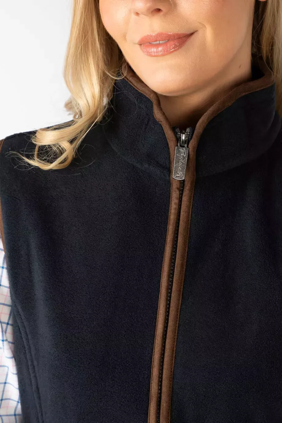 Ladies Premium Fleece Waistcoat - Huggate Ink 18/2XL