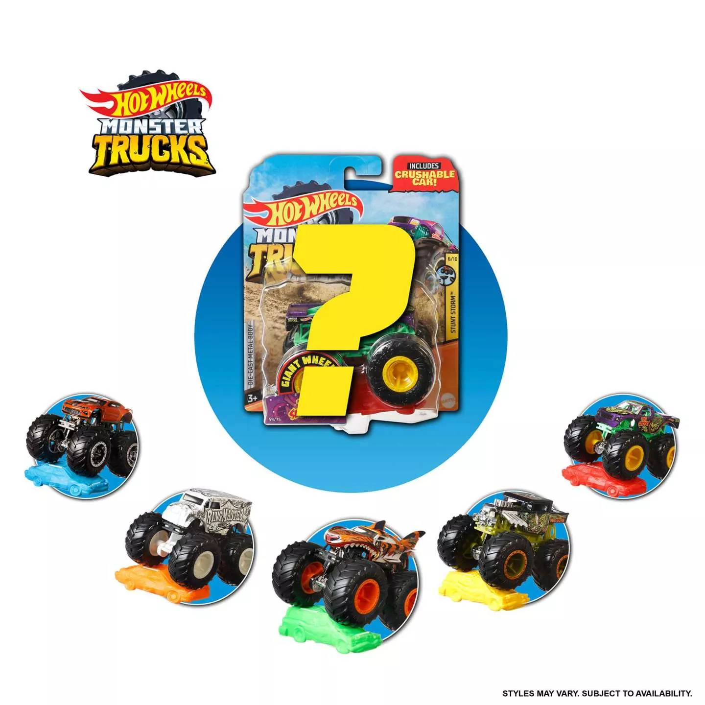 Hot Wheels Monster Truck 1:64 Scale