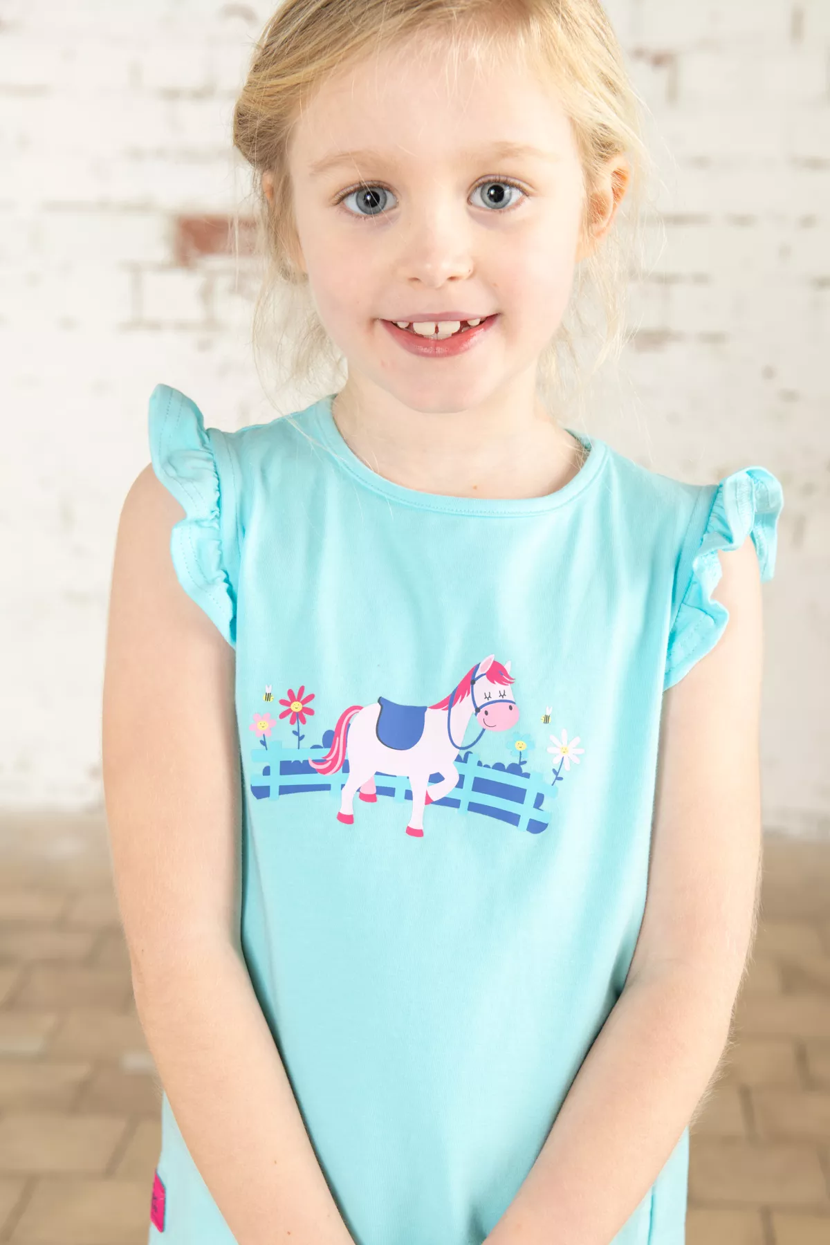 Causeway Swing T-Shirt Pony Print 3-4yrs