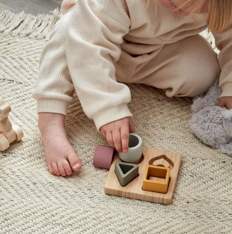 Bambino Silicone & Bamboo Heart Puzzle