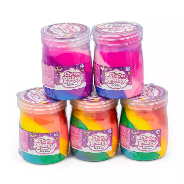 Rainbow & Unicorn Charm Putty - Each