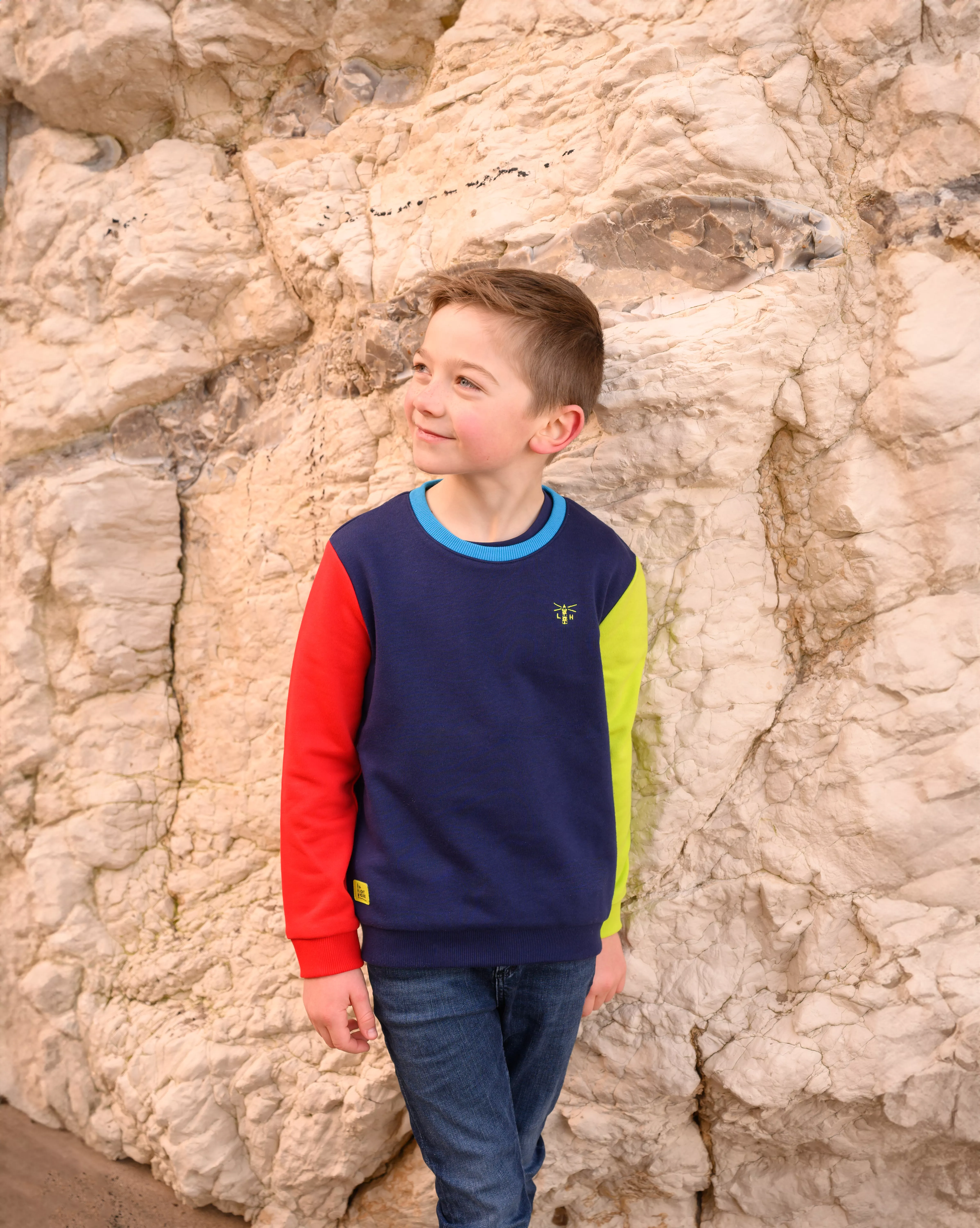 Finn Jersey Red/Lime 5-6yrs