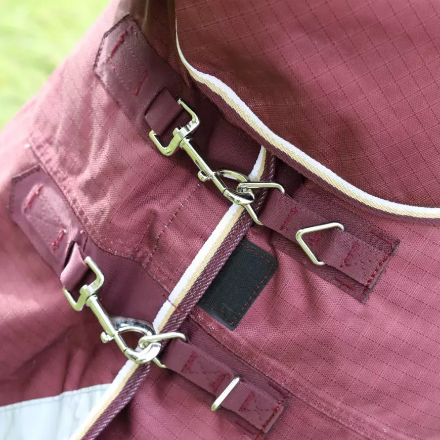 Highlander Plus 100 Combo Turnout Rug Maroon 84"