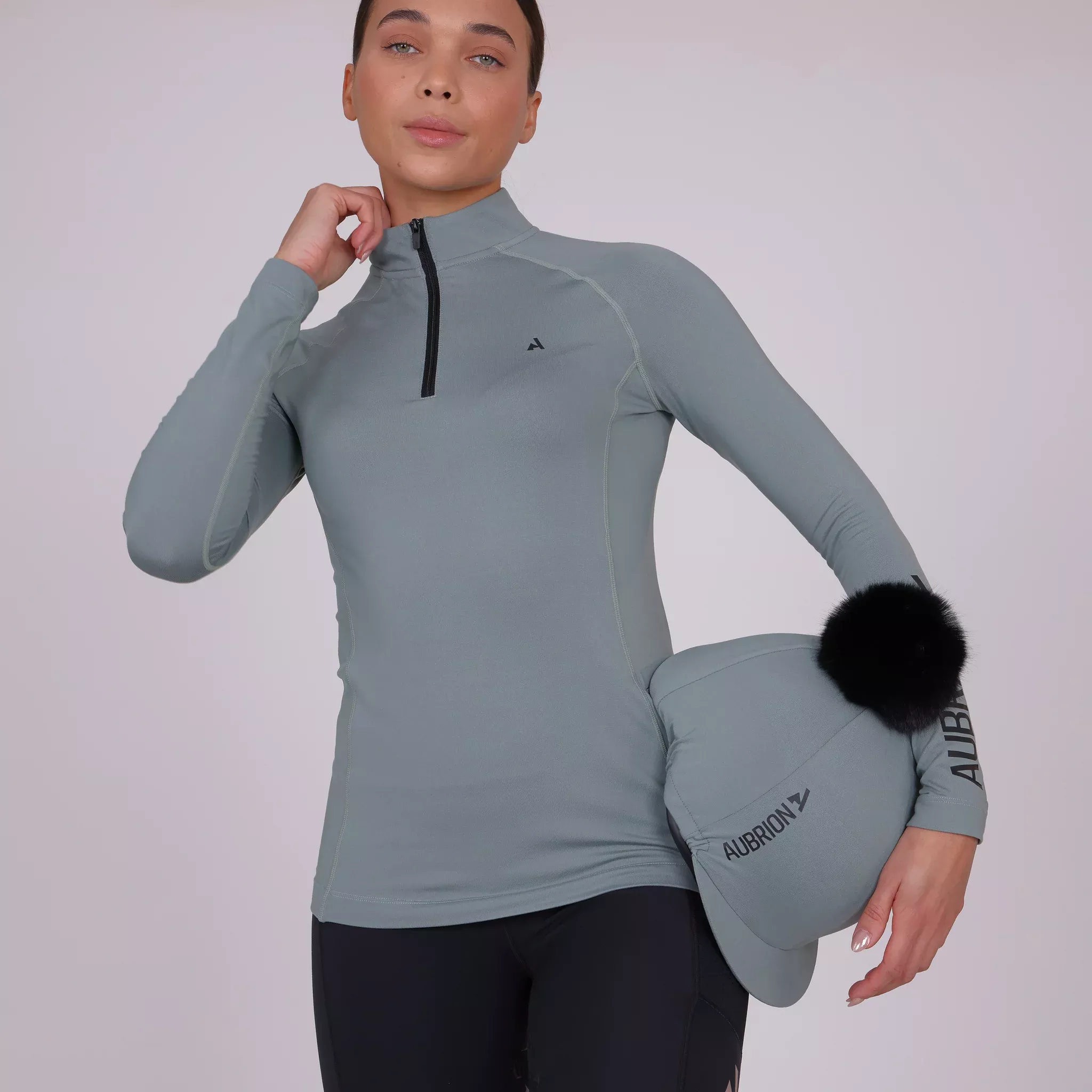 Aubrion React Winter Base Layer Sage M